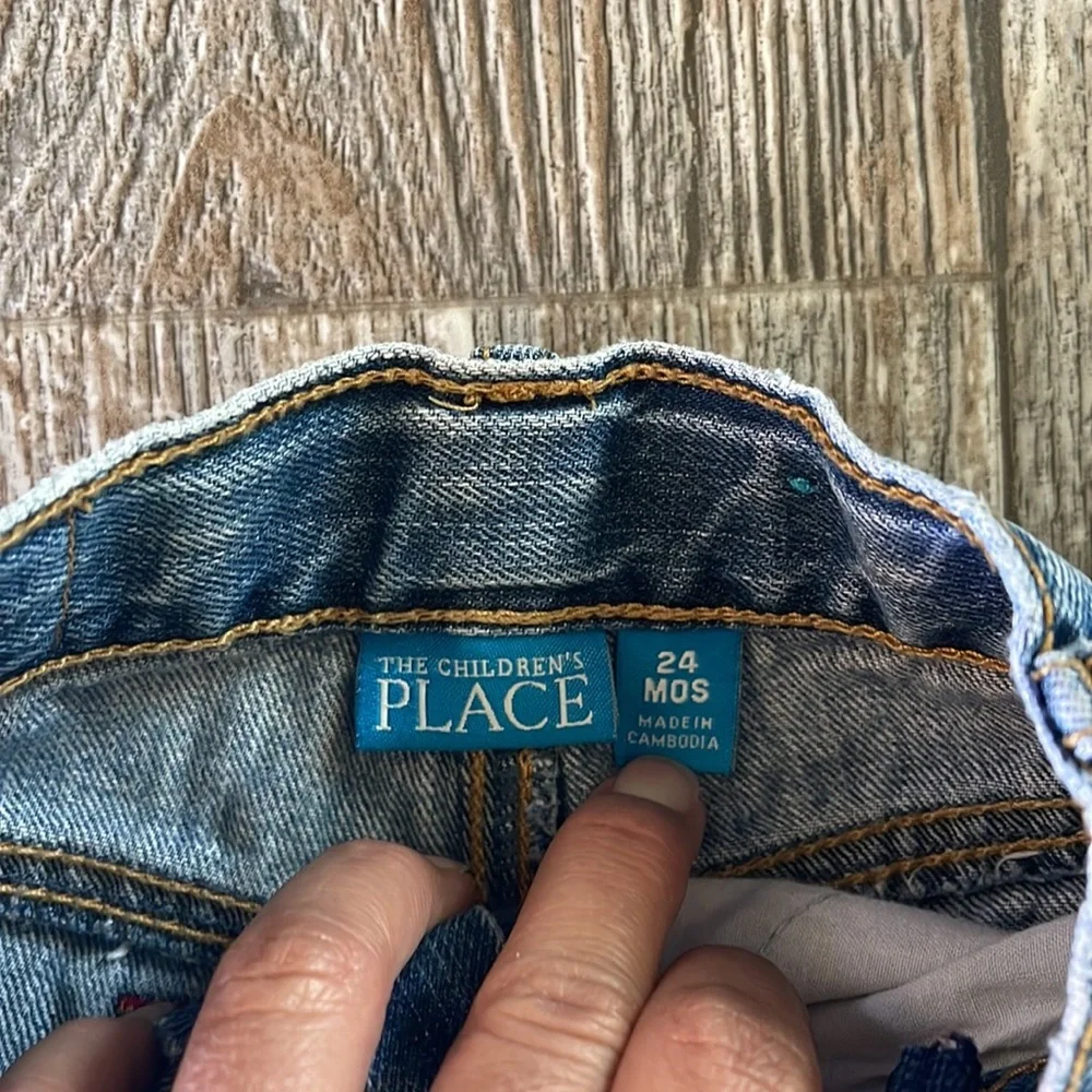 The Children Place cute jean little girl shorts